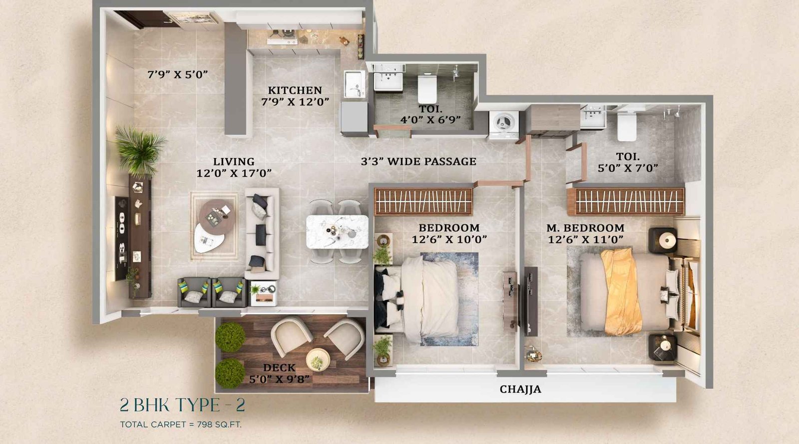 Atharva-Coco-Marina-2BHK-Floorplan-798-sqft